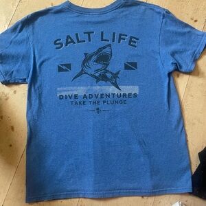 Salt Life Blue Shark 'Dive Adventures' Graphic Tee
